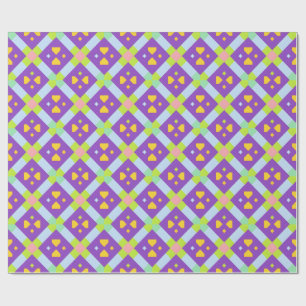 Papel De Regalo Diseño abstracto geométrico colorido