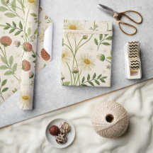 Diseño Botánico Vintage de Flor Silvestre Bohemio