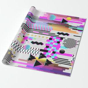 Papel De Regalo Diseño brillante de patrones sin inconvenientes. C