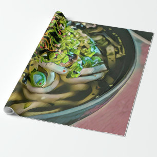 Papel De Regalo Diseño de amante de los fideos