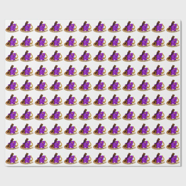 Papel De Regalo Diseño de Bard Dice (Superficie plana)