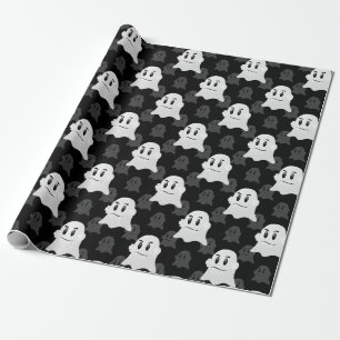 Papel De Regalo Diseño de Blob de Ghost Cute