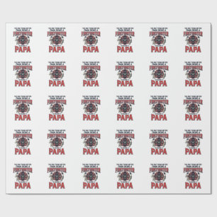 Papel De Regalo Diseño de camiseta de grabado vintage de Papá bomb