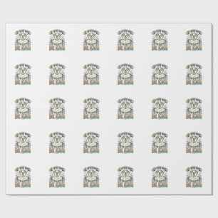 Papel De Regalo Diseño de camiseta vintage de manos corazón arcoír