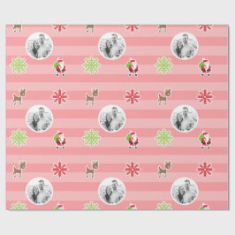 Papel De Regalo Diseño de carácter rojo claro personalizado del