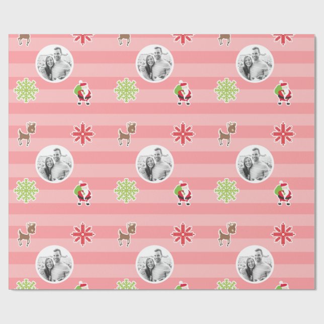 Papel De Regalo Diseño de carácter rojo claro personalizado del (Superficie plana)