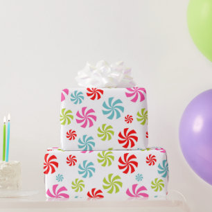 Papel De Regalo Diseño de Caramelo Colorido - Patrón de Remolino d