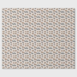 Papel De Regalo Diseño de caras de cachorros adorables para niños