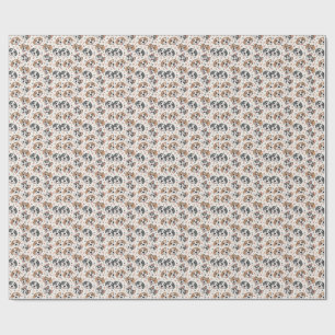 Papel De Regalo Diseño de caras de cachorros adorables para niños