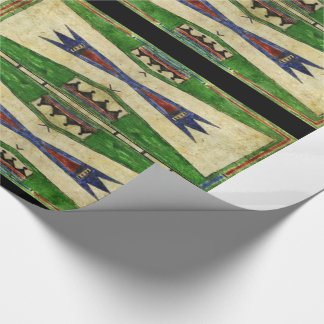 Papel De Regalo diseño de Cheyenne Parfleche de los 1880's