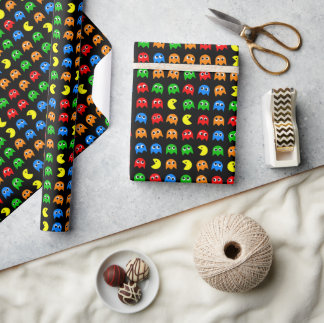 Papel De Regalo Diseño de cumpleaños para jugador de arcade Pixel 