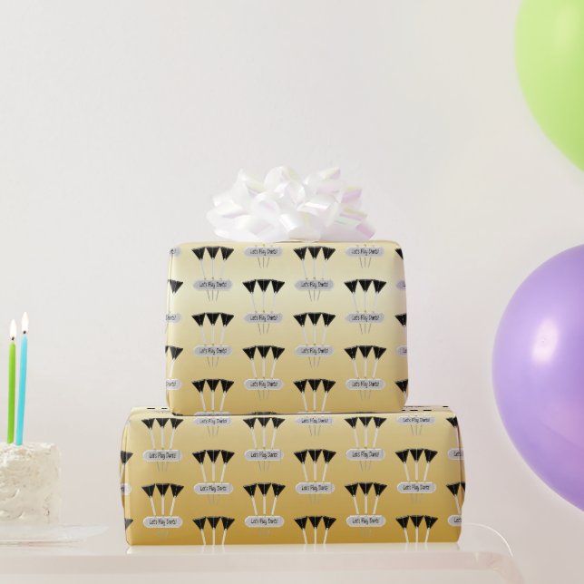 Papel De Regalo Diseño de dardos (Regalos de fiesta)