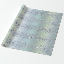 Diseño de destellos azul verde plateado de Navidad