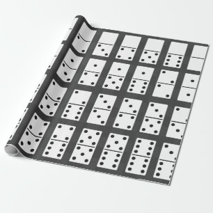Papel De Regalo Diseño de Dominoes