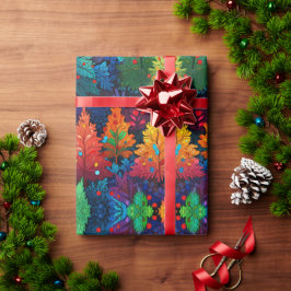 Papel De Regalo Diseño de envoltura festiva para Navidades