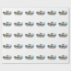 Papel De Regalo Diseño de Escape de Puestas de Sol Tropicales Viaj