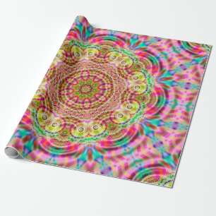 Papel De Regalo Diseño de flores de Mandala