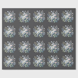 Papel De Regalo Diseño de flores personalizado