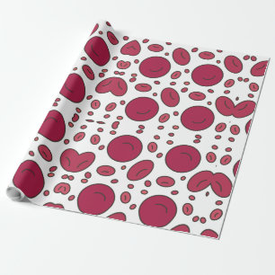Papel De Regalo Diseño de formas de círculos geométricos