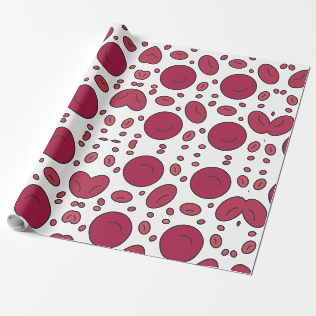 Papel De Regalo Diseño de formas de círculos geométricos (Desenrollado)