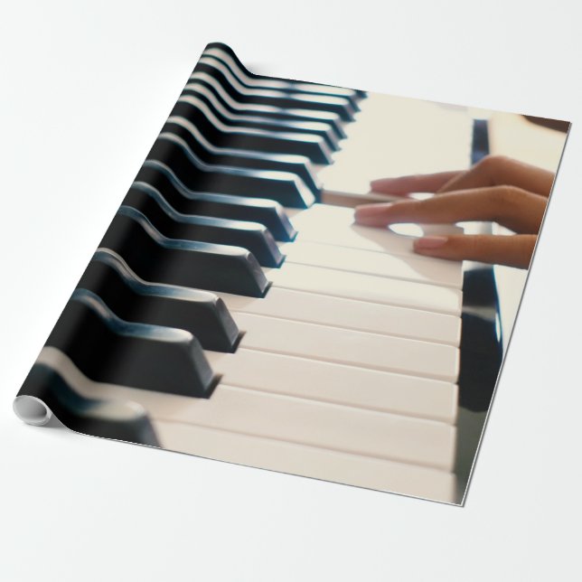 Papel De Regalo Diseño de Guay Piano (Desenrollado)