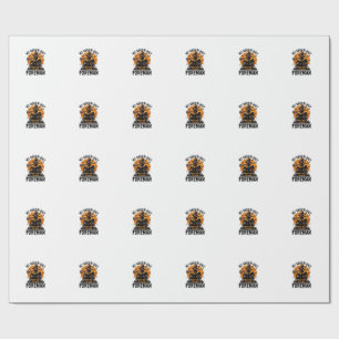 Papel De Regalo Diseño de Halloween de tripulación de bruja de cap