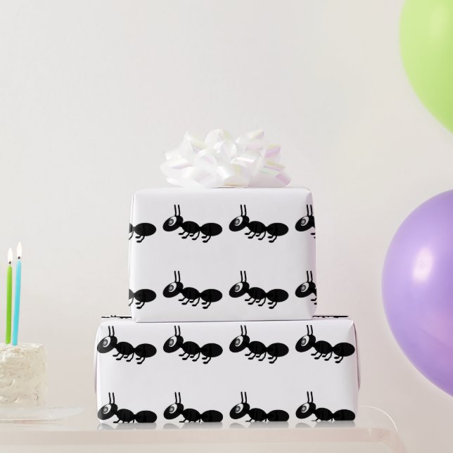 Papel De Regalo Diseño de hormigas (Regalos de fiesta)