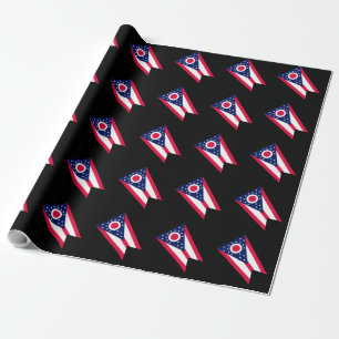 Papel De Regalo Diseño de la bandera del estado de Ohio