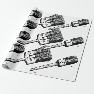 Papel De Regalo Diseño de la brocha