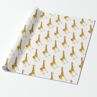 Papel De Regalo Diseño de la jirafa