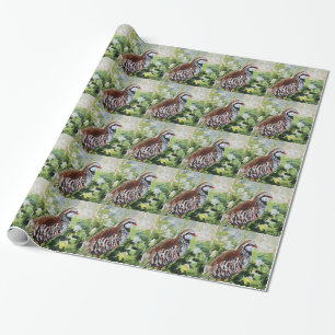 Papel De Regalo Diseño de la perdiz apenas para usted