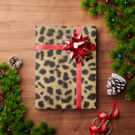 Papel De Regalo Diseño de leopardo