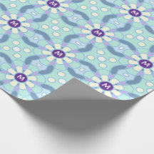 Diseño de letra monograma de mandala floral pastel