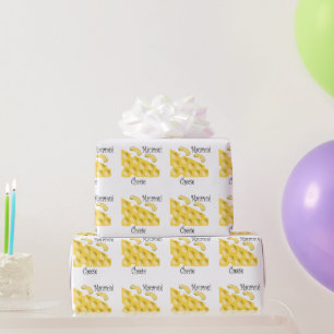 Papel De Regalo Diseño de Macarrones con Queso