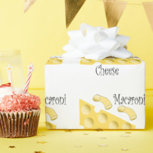 Papel De Regalo Diseño de macarrones con queso