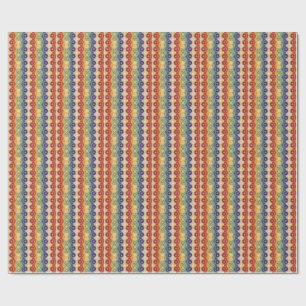 Papel De Regalo Diseño de Mandala de Chakra de Energía Vibrante Ar