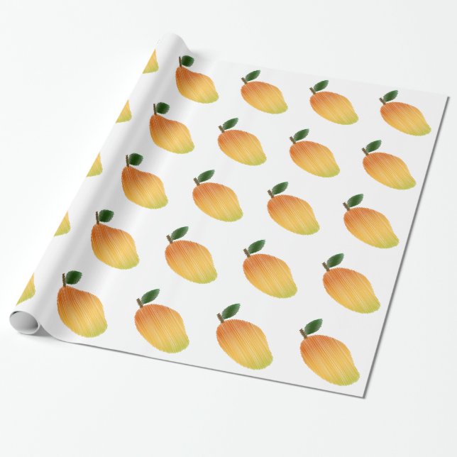 Papel De Regalo Diseño de mango con título (Desenrollado)