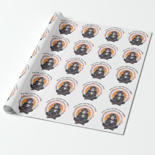 Papel De Regalo Diseño de Mantén la Calma y Bebe Tu Café