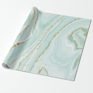 Papel De Regalo diseño de mármol líquido pintado a mano elegante c
