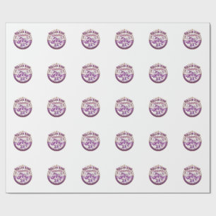 Papel De Regalo Diseño de merch listo para POD de Unicorn Roller R