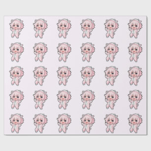 Papel De Regalo Diseño de muñeca linda “en proceso” – Futuro sueño