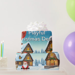Papel De Regalo Diseño de Navidades divertidos