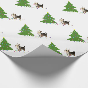 Papel De Regalo Diseño de Navidades Yorkie