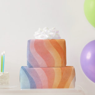 Papel De Regalo Diseño de onda minimalista moderno regalo 2026 de