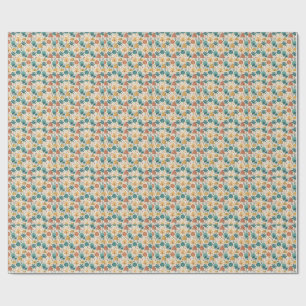 Papel De Regalo Diseño de palmeras tropicales de verano y sol geom