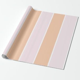 Papel De Regalo Diseño de patrón de franja vertical de color suave