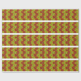 Papel De Regalo Diseño de patrón geométrico Bauhaus