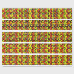 Papel De Regalo Diseño de patrón geométrico Bauhaus