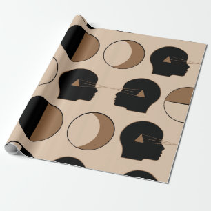 Papel De Regalo Diseño de patrones celestes sin foco con energía h