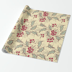 Papel De Regalo Diseño de patrones de fresa